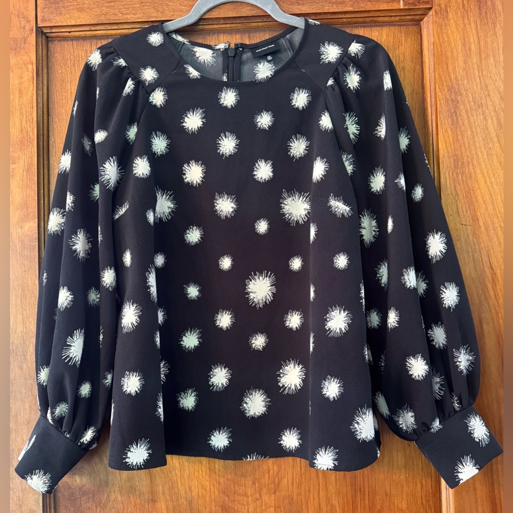 Who What Wear Balloon Sleeved Blouse- Medium